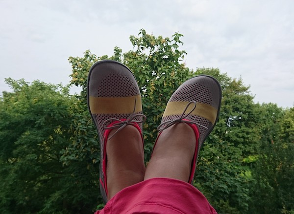 Mein schönstes Ferienerlebnis: In Barfußschuhen laufen