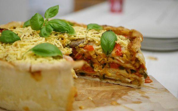 Zu Ostern: Vegane Pizzatorte