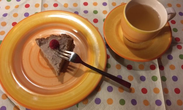 Rohkostkuchen mit Himbeeren