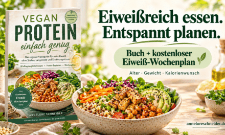 Vegan Protein – einfach genug: Eiweißreich essen mit Buch und Wochenplan
